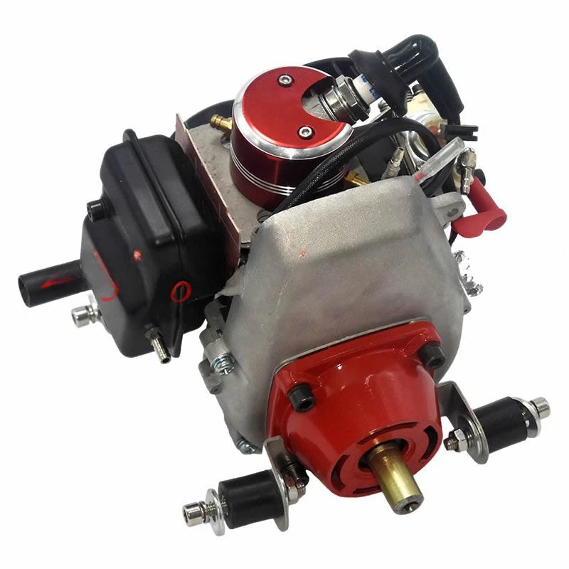 26cc ship model gasoline engine, remote control model racing single-cylinder water-cooled pull engine, two-stroke ignition