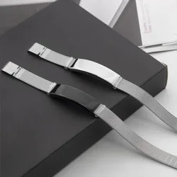 10Pieces Creative Stainless Steel Retro Personalized Fashion Stainless Steel Mesh Belt Couple Bracelet Fashion Jewelry for Women