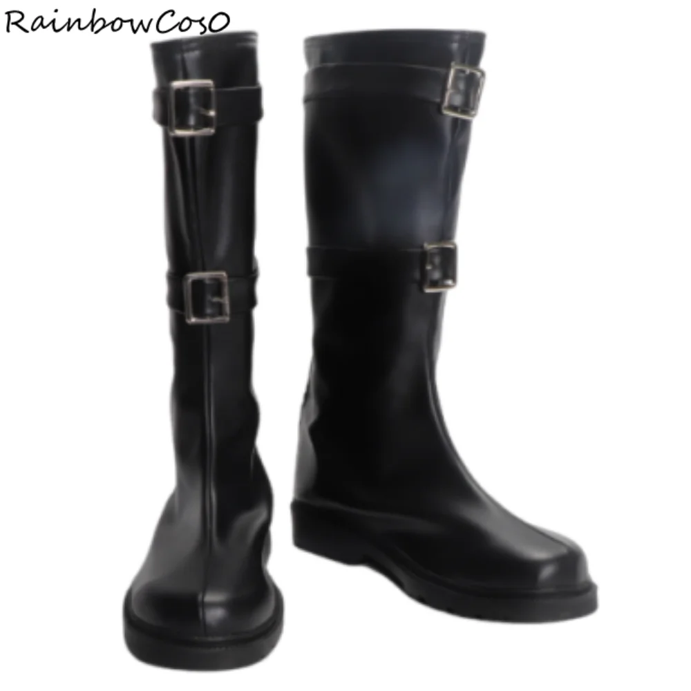 Sephiroth Final Fantasy VII Cosplay Shoes Boots Game Anime Party Halloween RainbowCos0 W5240