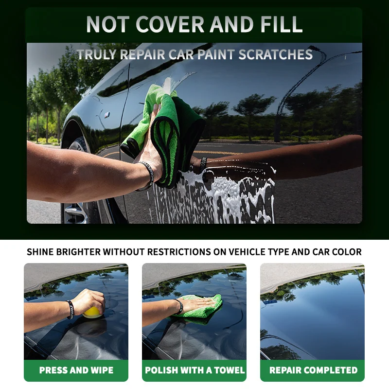 مزيل خدوش السيارات العالمي، تنظيف الطلاء، وكيل تلميع إصلاح الخدوش، وكيل طحن جسم السيارة #4