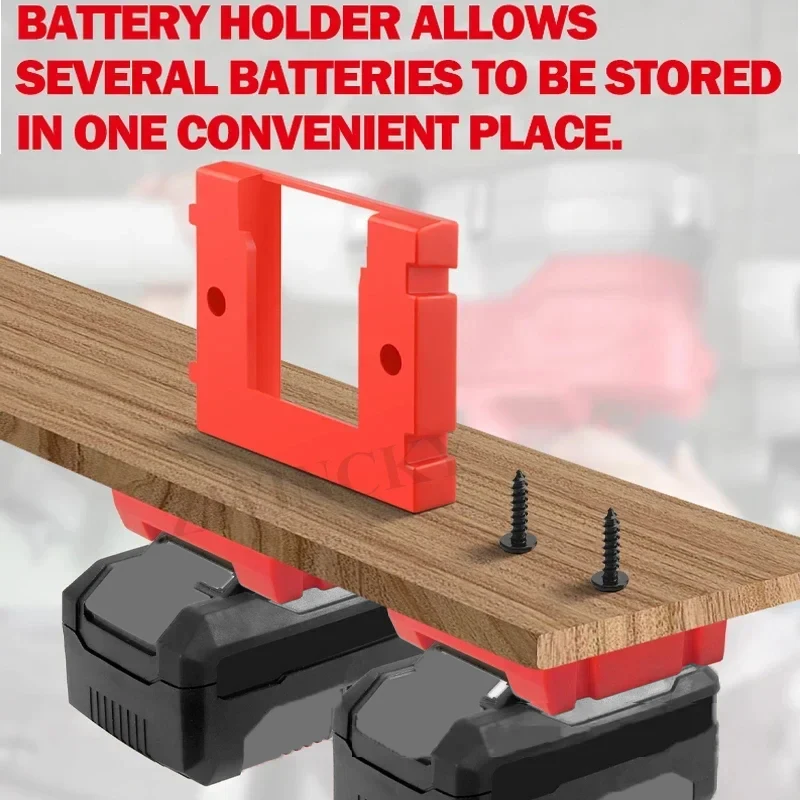 Battery Holder Wall Mount Battery Dock Holder For HANS For Einhelll Power X-Change Power Tool Holder Bracket Fixing Accessories