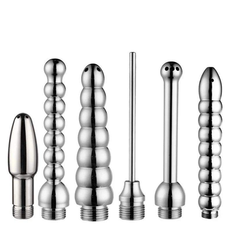 Aluminum Alloy Flushing Anal Plug GPoint Back Court Butt Plug Toys Sex Toys Insert Wash for Men and Women