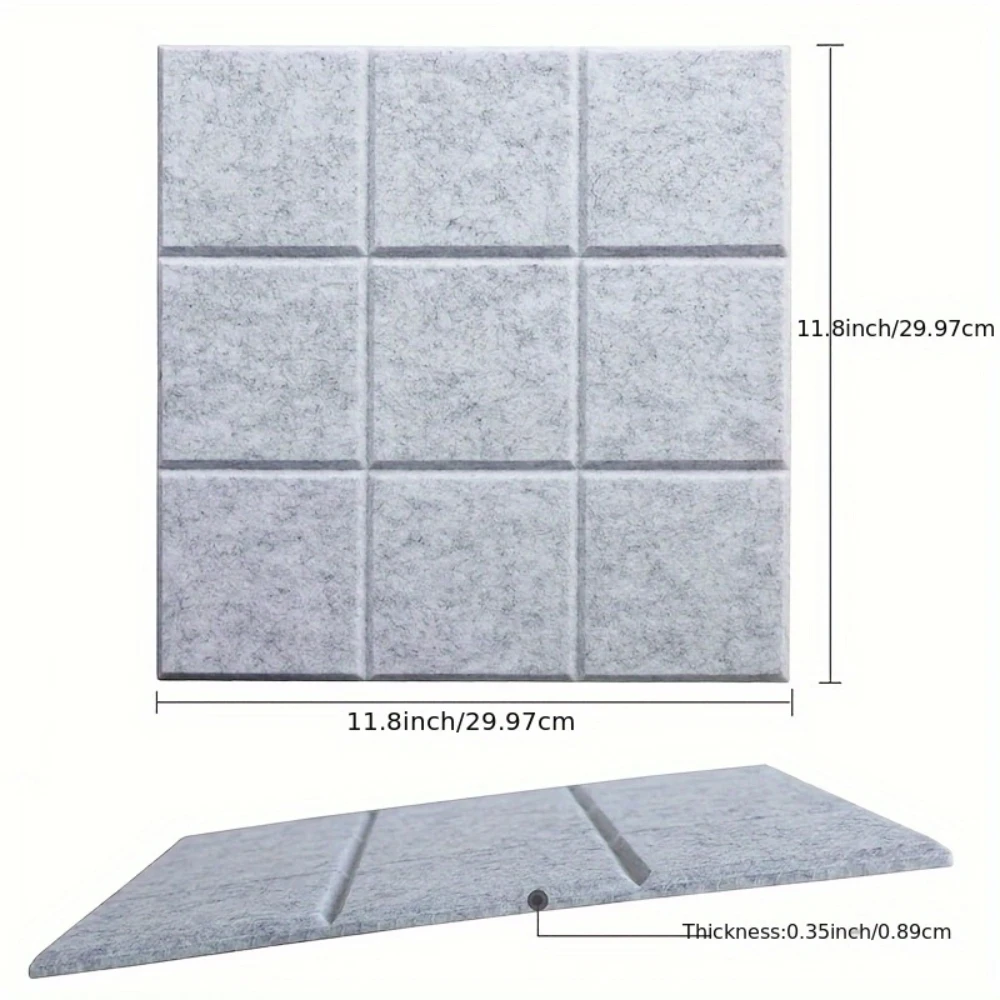 30x30cm Felt Board Wall Stickers Message Board Photo Wall Works Background Wall Cork Bulletin Display Board Room Home Decor DIY