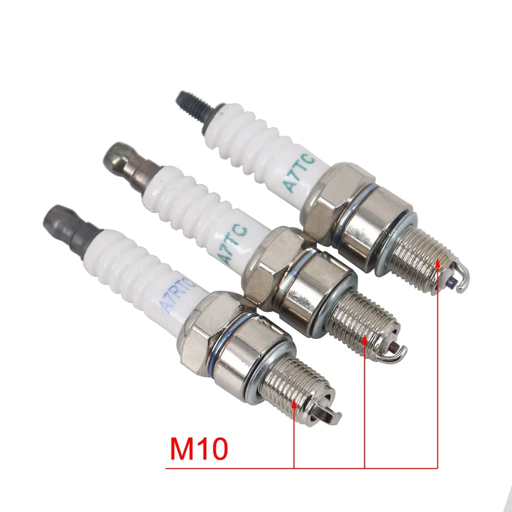 Motorcycle Spark Plug A7RTC A7TC For GY6 50cc 70cc 90cc 125cc 150cc Scooter ATV Quads Go Kart Dirt Bike Moped QMI157