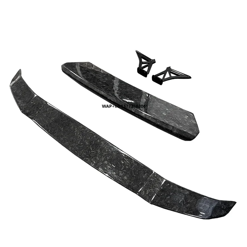 

For Lam Huracan LP610 Customized V Style Forged Carbon Fiber Rear Spoiler Rear Wing Accessories Car Parts