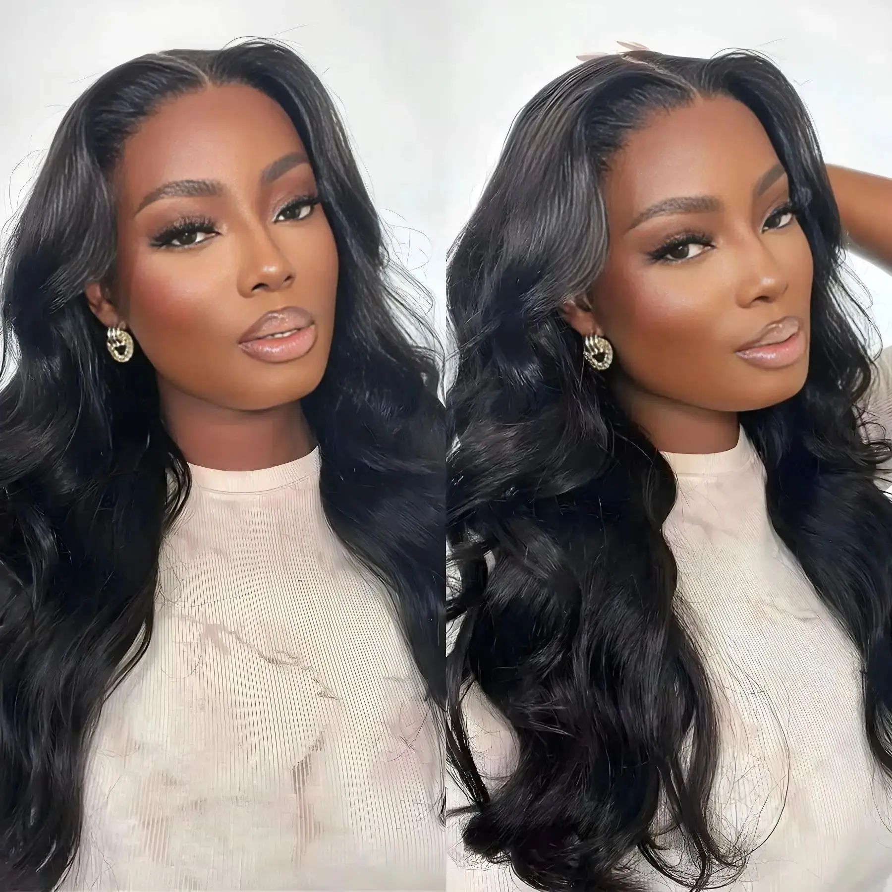 

Парик Body Wave 220 Density из 100% натуральных волос, 13x6 HD кружевной фронтальный парик, 32-34 дюйма, 13x4 предварительно выщипанный и предварительно нарезанный кружевной фронтальный парик для женщин
