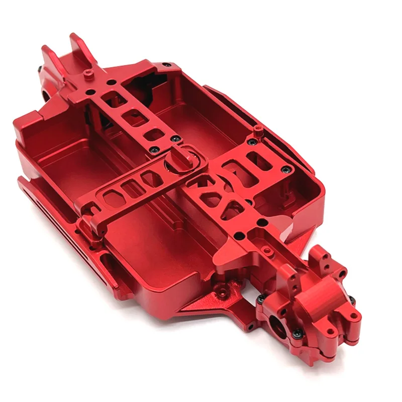 Metal Upgraded Chassis Front and Rear Waveboxes For MJX Model 1/16 16207 16208 16209 16210 H16 M162 RC Car Parts