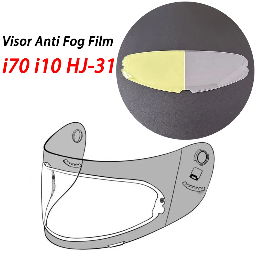 Visor inserts Film Anti Fog Motorcycle Helmet for HJC i70 i10 HJ-31 Moto Helmet Accessories Antifog Lens Film