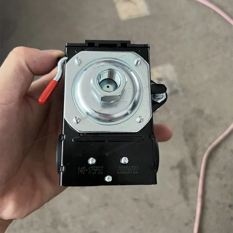 For 1H Air Compressor Switch Pressure Automatic Air Pressure Switch Air  Accessories Vertical Four-way Adjustable Pressure Valve