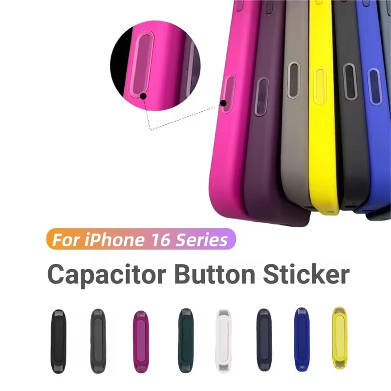 For iPhone 16 Pro Max Silicone Soft Camera Control Capture Button Case 1 Pieces Stickers Phone Accessories For iPhone 16 Plus