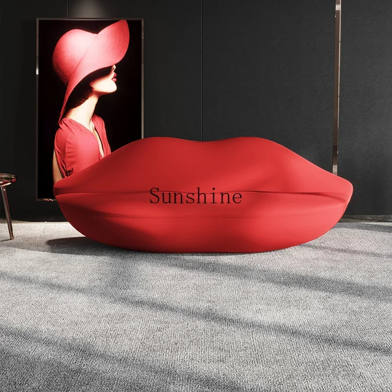 Special-shaped clothing sitting area reception fashion styling sofa