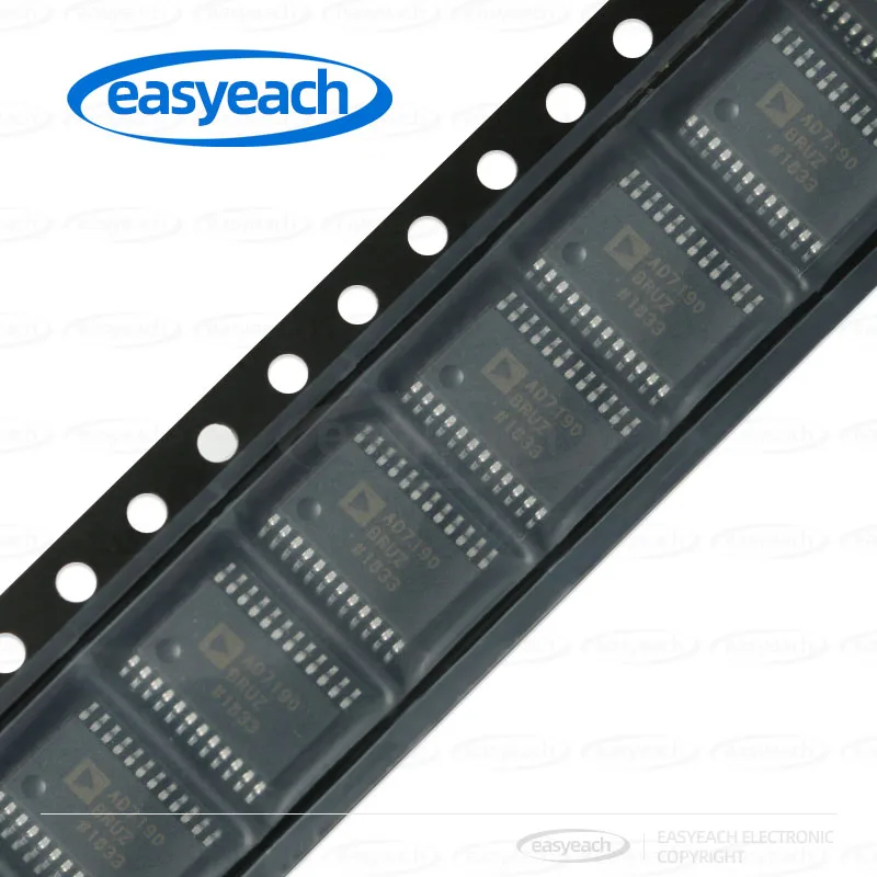 AD7190BRUZ-REEL TSSOP-24 Convertitore analogico-digitale Sigma-Delta SMT 24 bit ADC a bassissimo rumore