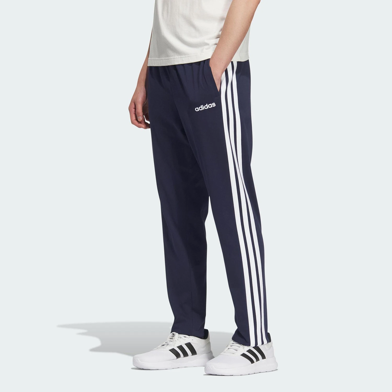

Оригинальные спортивные брюки Adidas Spring унисекс с прямыми штанинами и тремя полосками KB0785