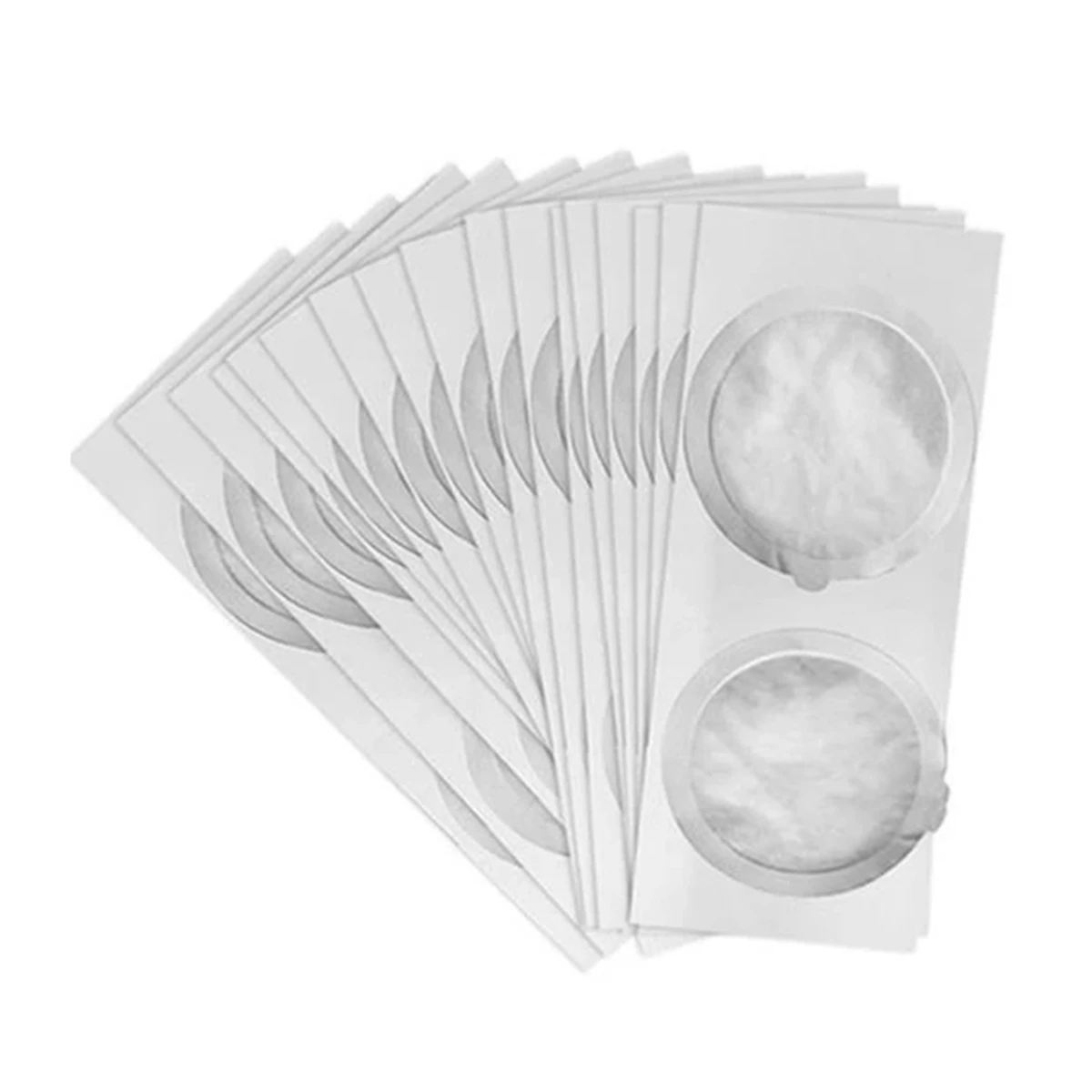 100PCS 62MM Disposable Coffee Capsule Seals Foils Cream Foam Coffee Filter Lid Sticker for Vertuo