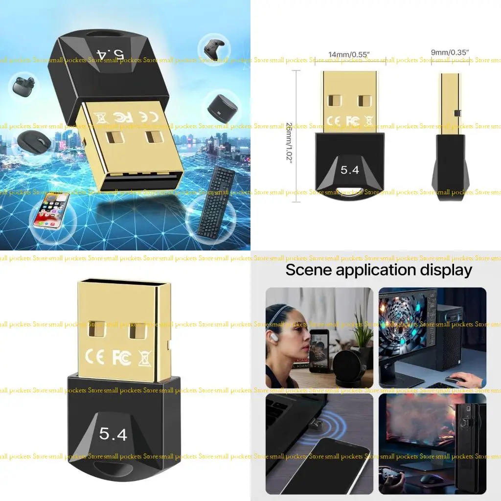 

R1WD USB-адаптер Bluetooth-совместимый беспроводной USB-приемник 5.4-передатчика