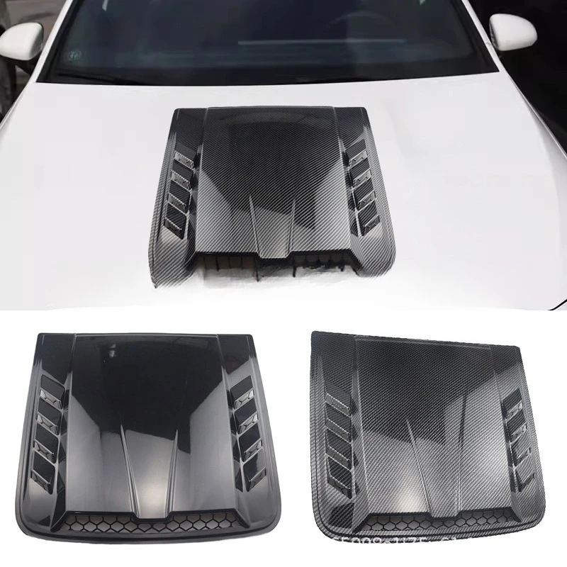 Off-Road Vehicle Engine Hood Decorative Cover, Stick-On Hood Air Vent Trim, Car Exterior Protective Refit Accessories