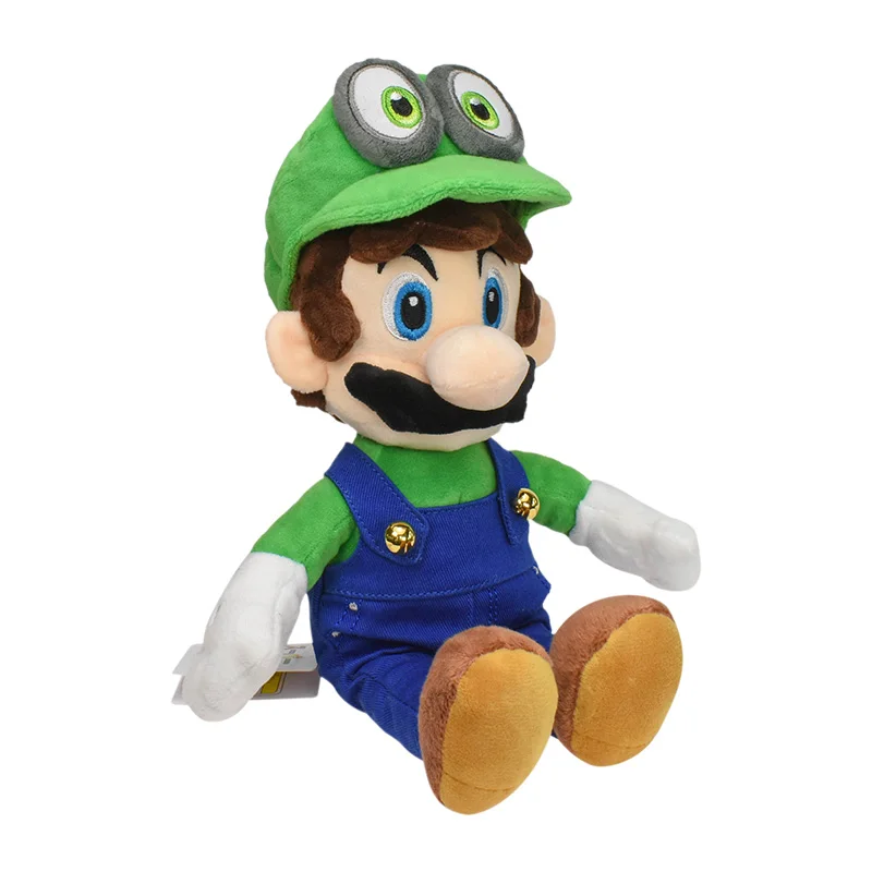 Super Mario Bros. Luigi Odyssey Cappy Stuffed Animal , Nintendo 3D worlds Cartoon Switch Game Character Plush Toy Cap Teddy Doll