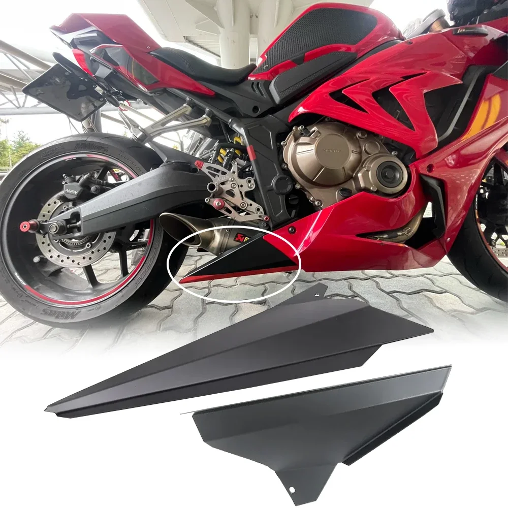 Motorcycle Aluminum Lower Under Cowl Cover Body Frame Fairing Plate Bellypan For Honda CBR650R CBR650F 2023 CBR 650R Accessories