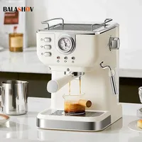 20 Bar Electric Coffee Machine Italian Semi-automatic Professional Expresso Coffee Maker Office Small Coffee Machines 220V