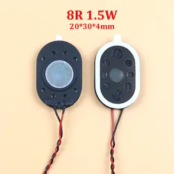 2pcs 8ohm 1.5W Electronic Dog GPS Navigation Speaker 8R 1.5W 2030 20*30*4mm With Cable Terminal For Electronic Equipment