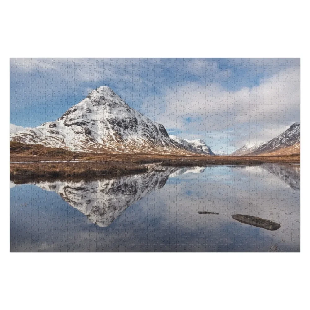 Glen Coe Winter Scene Highlands Escocês Quebra-cabeça Quebra-cabeça infantil personalizado