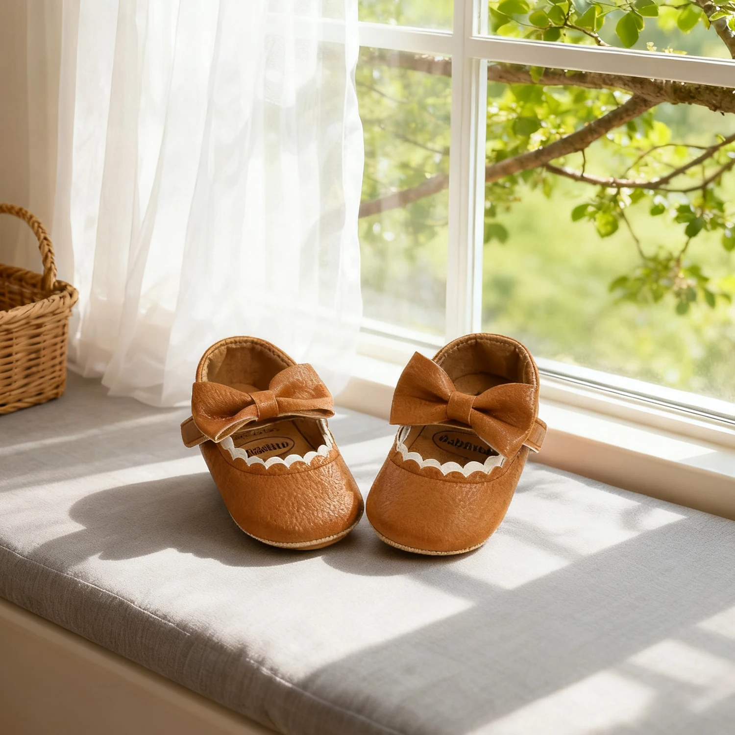 

Baby shoes for baby girls cute bow anti slip soft sole toddler shoes for newborns 0-18 months old baby girl shoes