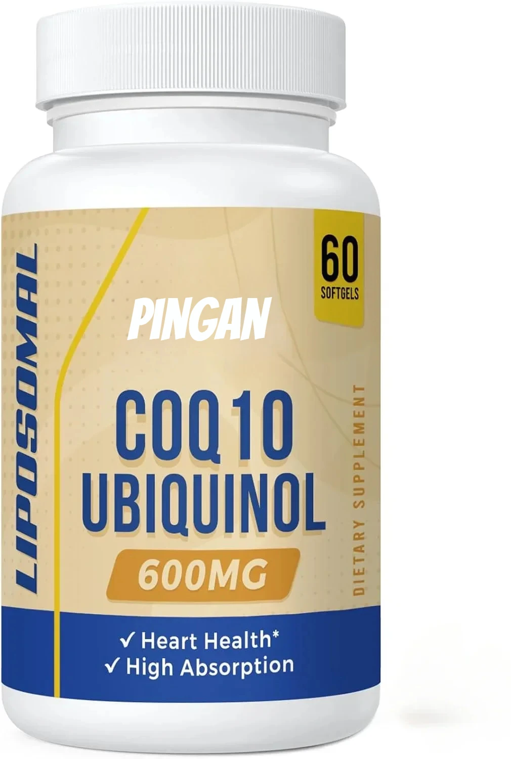 

Спиртовые капсулы Liposome Coenzyme Q10 Pan, мощный активный антиоксидантный коэнзим Q10, карталогическая функция и энергетическое производство