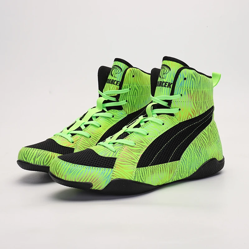 Zapatos de lucha libre clásicos para hombres y mujeres, zapatos de boxeo de lucha libre universales, zapatos de lucha ligeros de Fitness, botas de