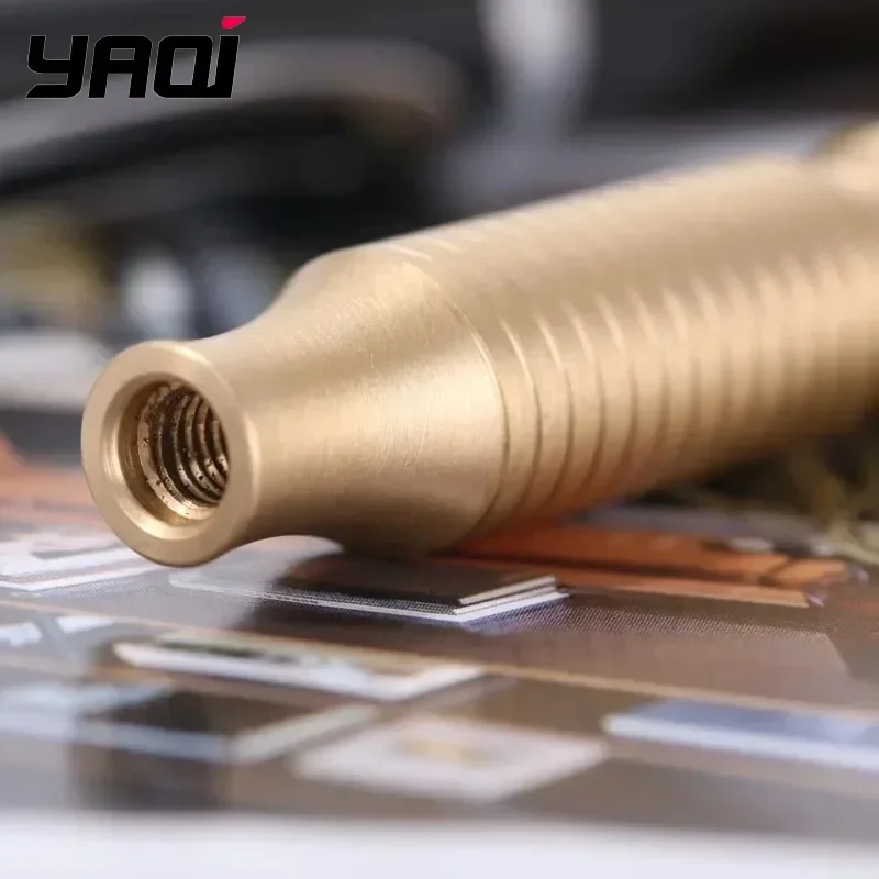 2026 Lightweight Portable Grooming Tool For Male YAQI 88mm Solid Brass Safety Razor Handle for Men