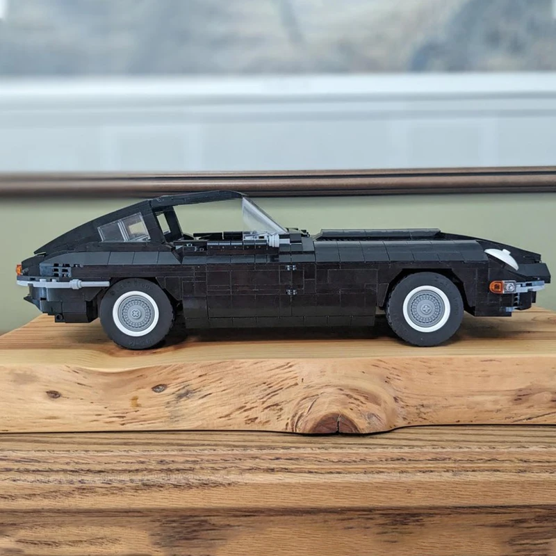 

1133 детали MOC: Конструктор «Классический ретро-автомобиль Jaguar E-Type» — креативные строительные блоки, игрушки для детей, подарки на день рождения и Рождество