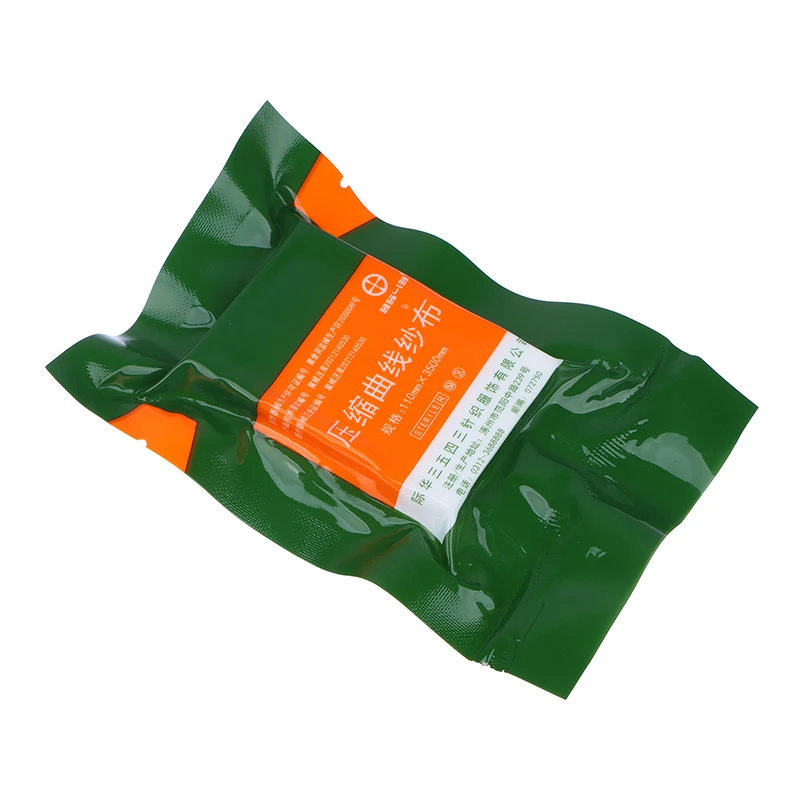 1Pc First Aid And Stop The Bleed Kit Emergency Trauma Z-Folded Compressed Sterile Gauze For Emergency Wound Dressing