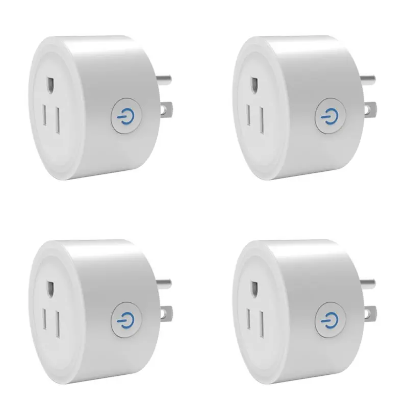 

【NOW SAVE】4X TUYA 20A Smart Plug Розетка Zigbee с функцией мониторинга мощности Голосовое управление Работает вилка стандарта США