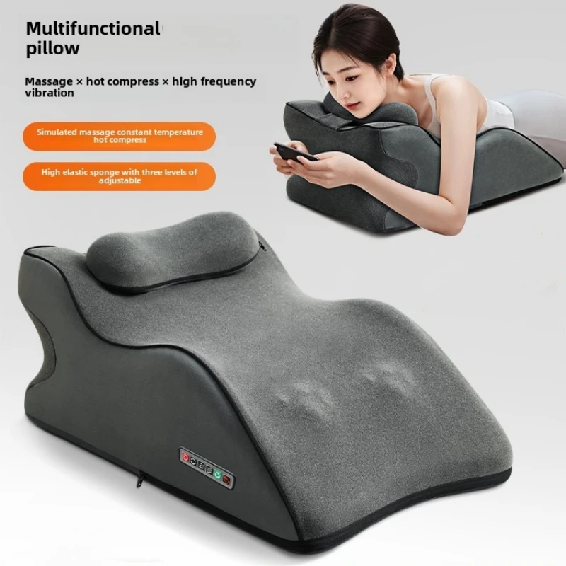 

Kneading High Frequency Vibration Relaxation Massager Lie On Bed Sleeping Pillow Multifunctional Prone Position Massage Cushion