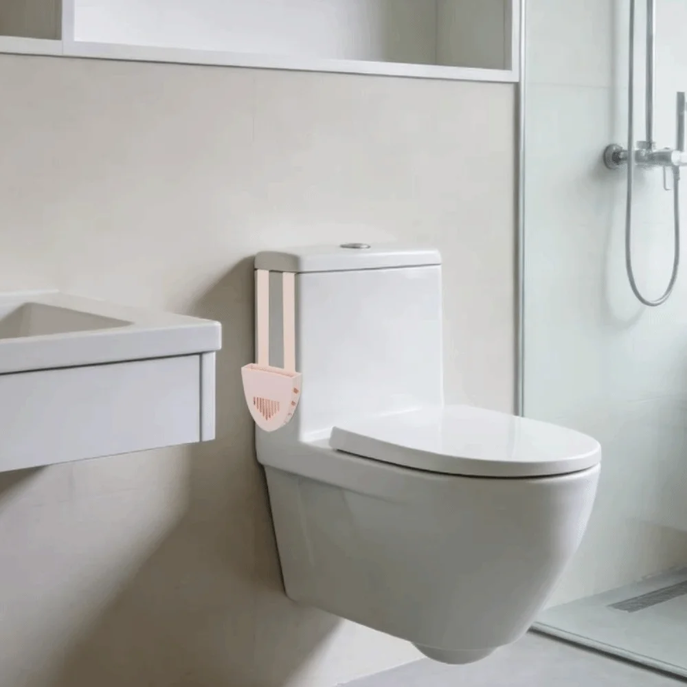 

Hanging Toilet Tank Cleaning Tablet Holder Plastic Anti-Slip Toilets Bowl Cleaner Carrier Stable Bleach Tablet Bracket Workplace