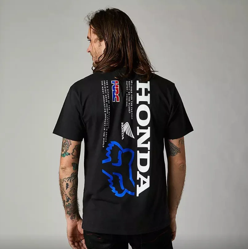 

Honda 26 Men's and Women's Summer T-Shirt Cycling Motorcycle Racing Slim Fit Crew Neck T-Shirt Street Casual