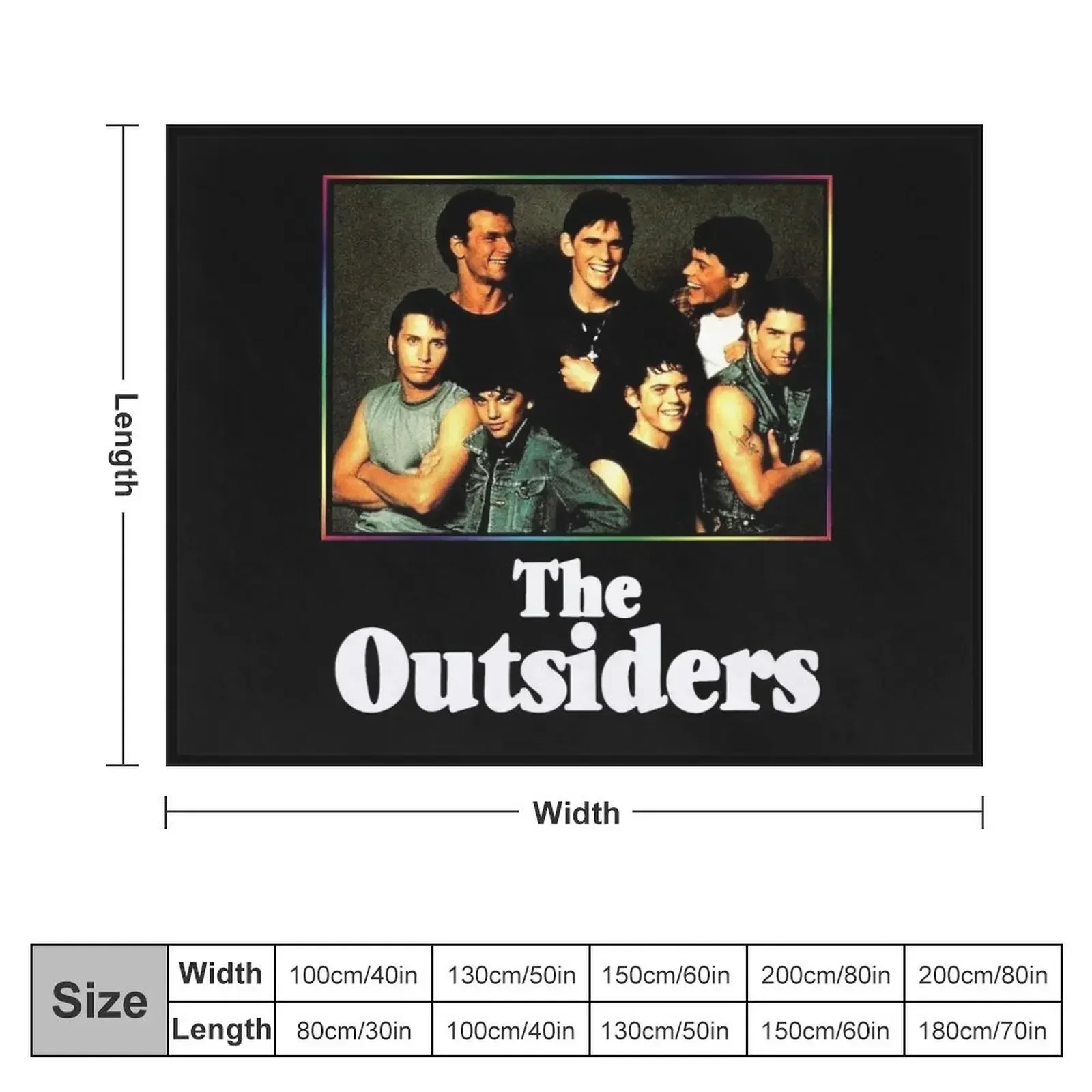 The Outsiders Best Movie Throw Blanket Stuffeds christmas gifts For Sofa Thin Sleeping Bag Blankets