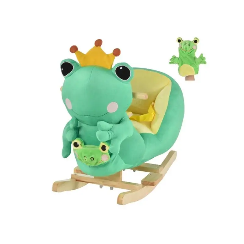 حصان هزاز للأطفال، رائع للرضع، آمن ومتين، لعبة ركوب ممتعة للأطفال، هدية مثالية لأعياد الميلاد أو العطلات، داخلي #2