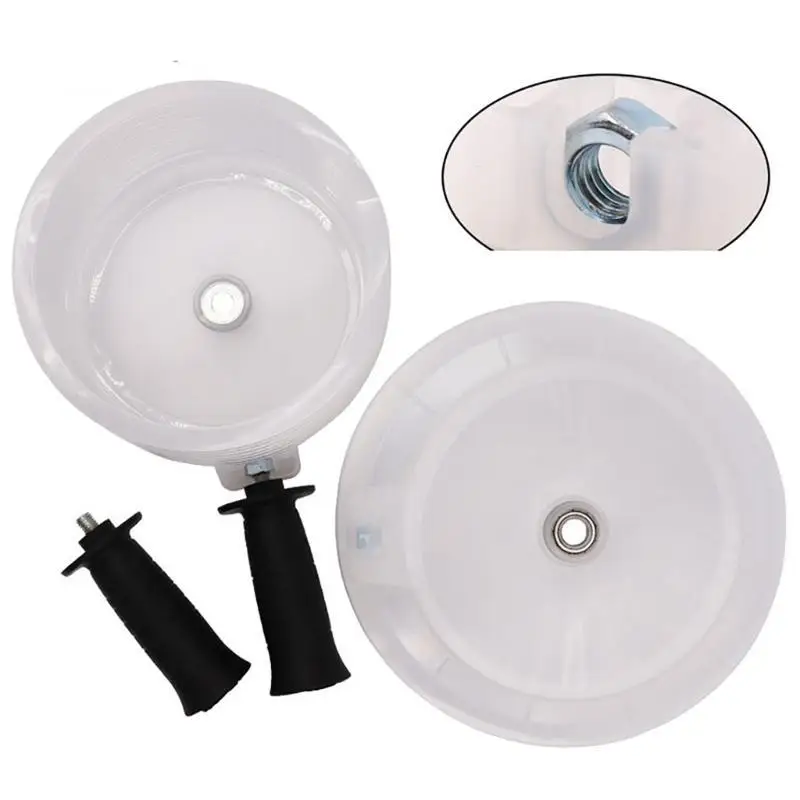 

652F Drill Dust Collector Attachment with Handle 160mm Protective Cover Drill Dust Protector Easy Carrying for Clean Drilling