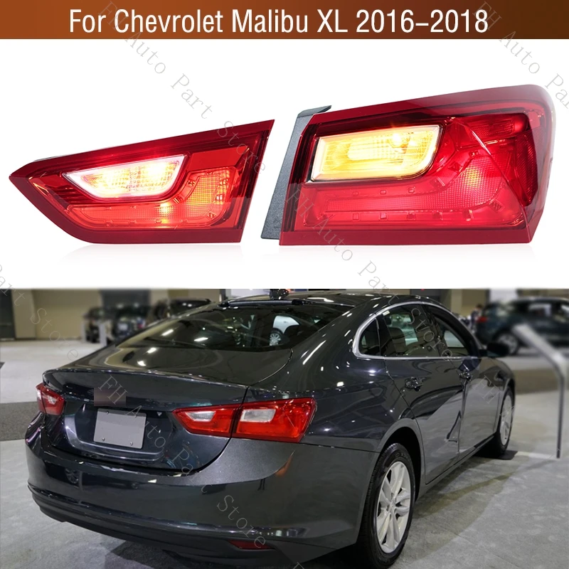 Taillight Taillamp For Chevrolet Malibu XL 2016 2017 2018 Halogen Rear Bumper Tail lamp Turn Signal Warning Brake Light 84132376