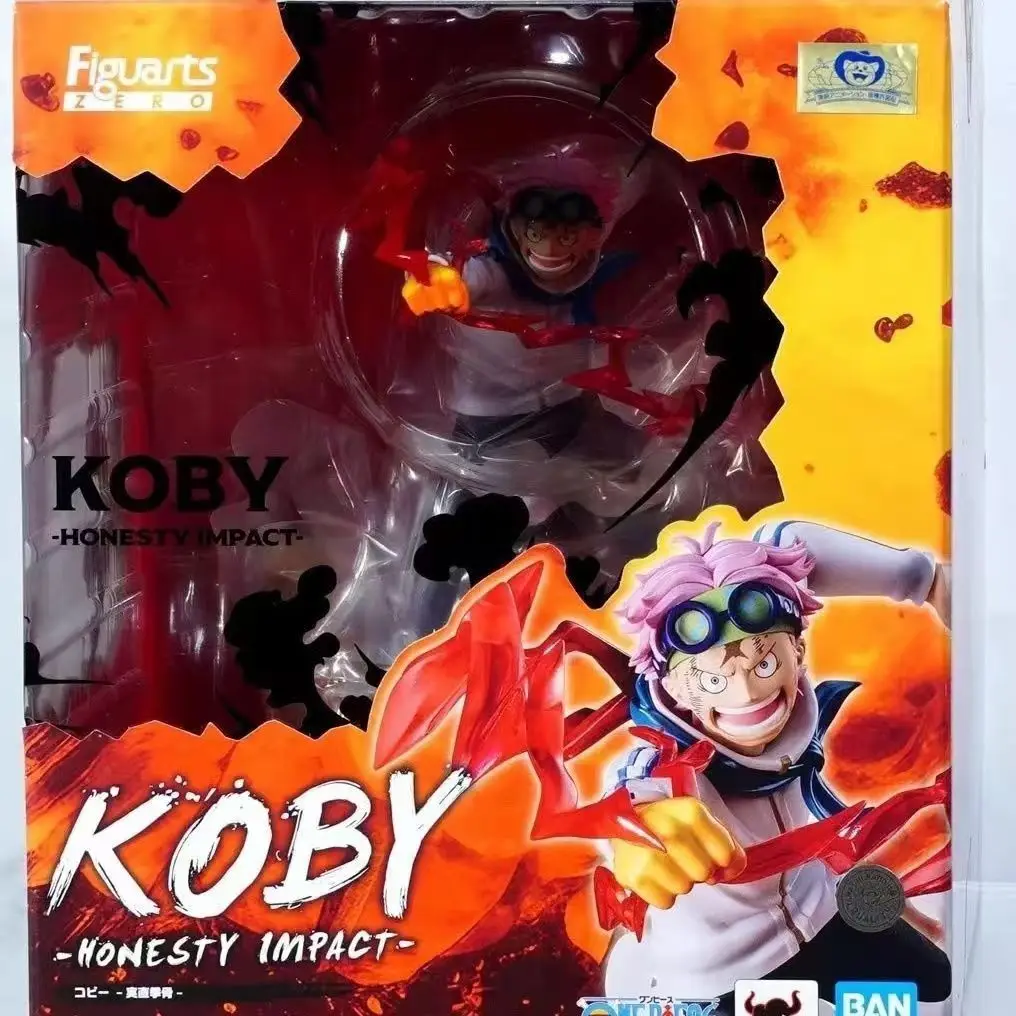 

Bandai Genuine Figuarts ZERO One Piece Koby Honesty Impact Anime Collectible Figure Model Toy Gift