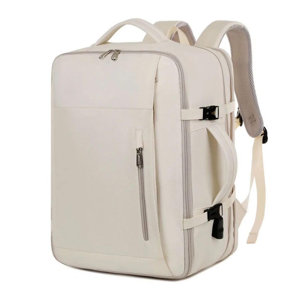 

Stylish Expandable Travel Backpack Oxford Large Capacity Laptop Bag Multipocket Dedicated Compartment Casual Bag Business