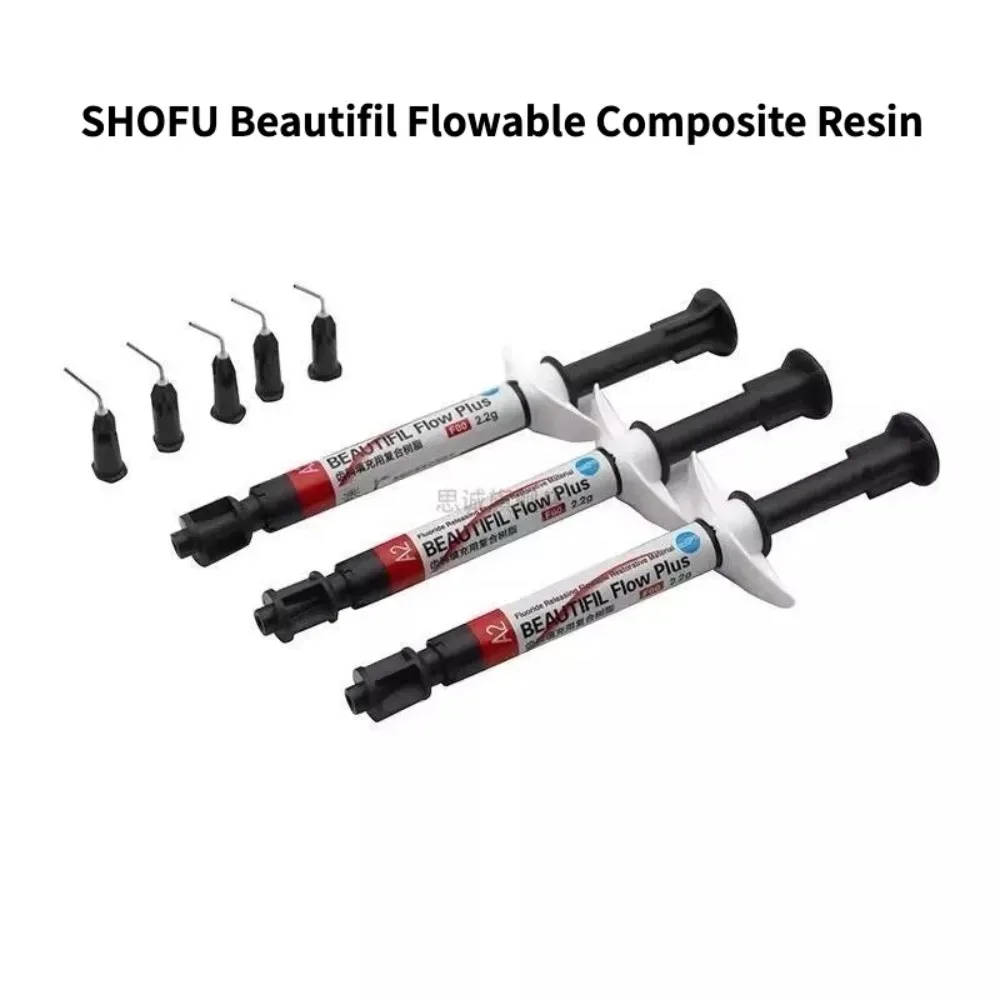 Dental SHOFU Beautifil Flowable Light Cure Composite Resin, Easy Molding Nano Hybrid for Pit Sealant & Cervical Restoration
