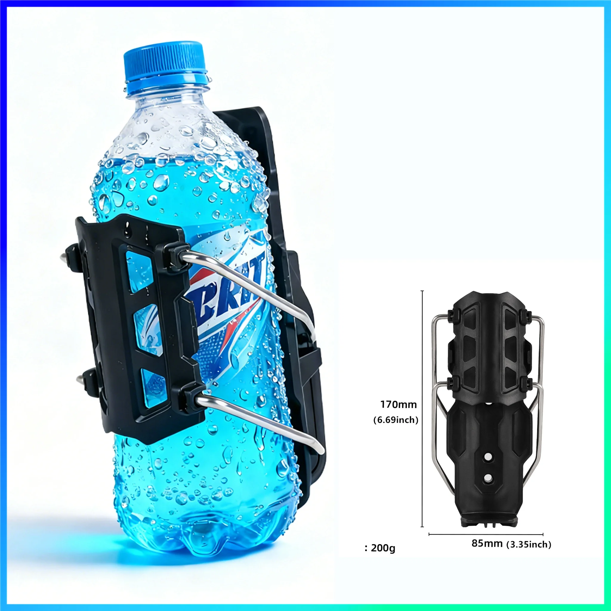 

Motorcycle Adjustable Bottle Cages Support Water Bottle Holder Handlebar Stand for Cycling Electric Bicycle Modification parts