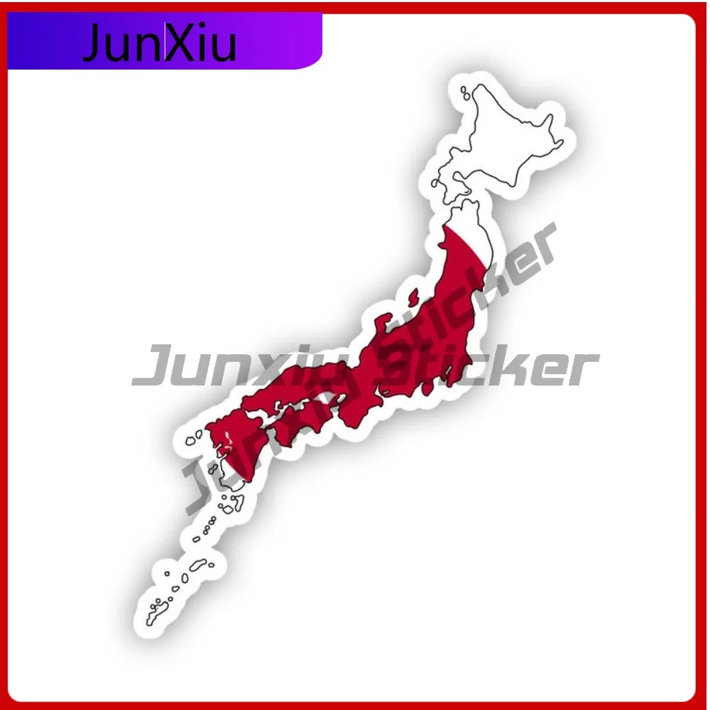 

Japanese Shaped Japan Flag Sticker Uv Protected Decals State Flag Patriotic Car Sticker Vinyl Decal Die Cut Sun Protection
