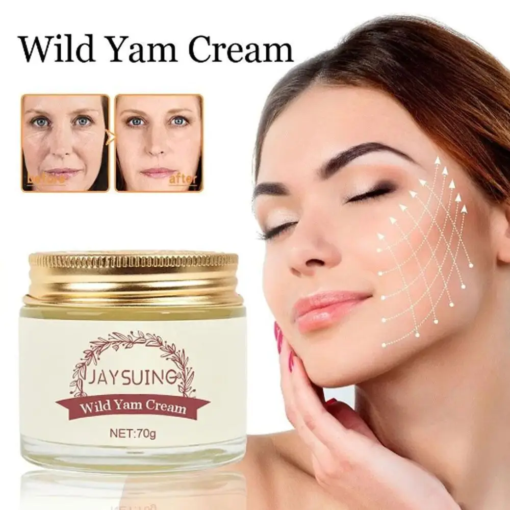 Verstevigende Wilde Yam Crème Multifunctionele Voedende Sproeten Verwijdering Rimpel Huidcrème Whitening Anti Veroudering Wilde Yam Crème