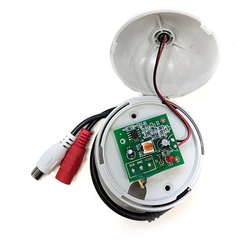 Audio Monitoring MIC Sound Pickup Microphone for CCTV Surveillance Security Cam