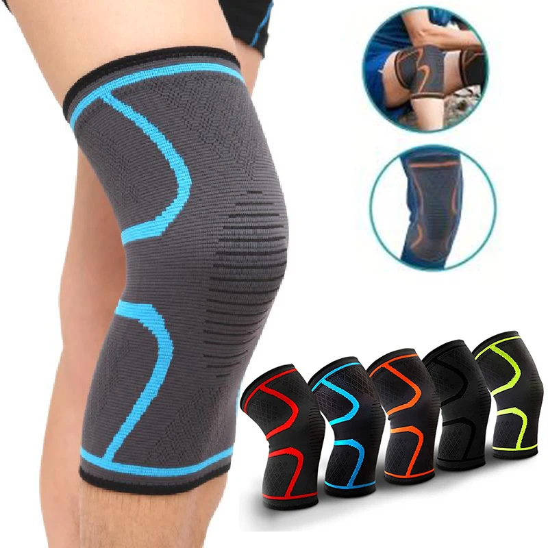 

1PC Knee Pads Compression Knee Pad Knee Braces For Arthritis Joint Support Sports Safety Volleyball Gym Sport Brace Protector