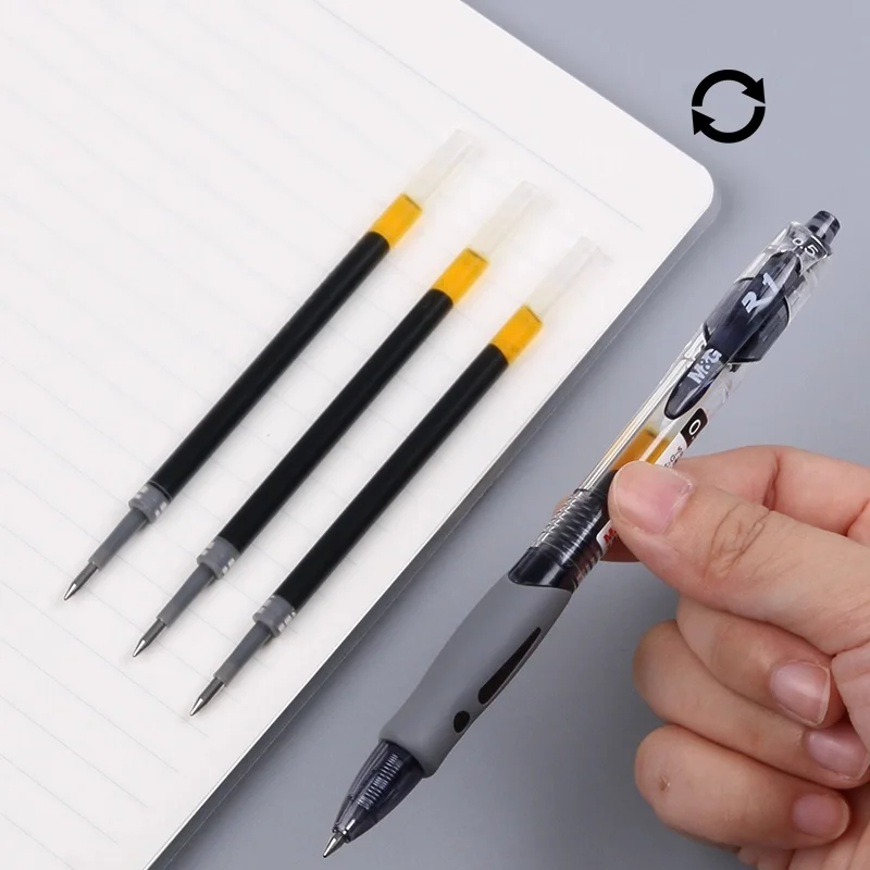 M&G 0.5MM 젤 펜 리필 가능 부드러운 필기 사무실 학교 용품 펜