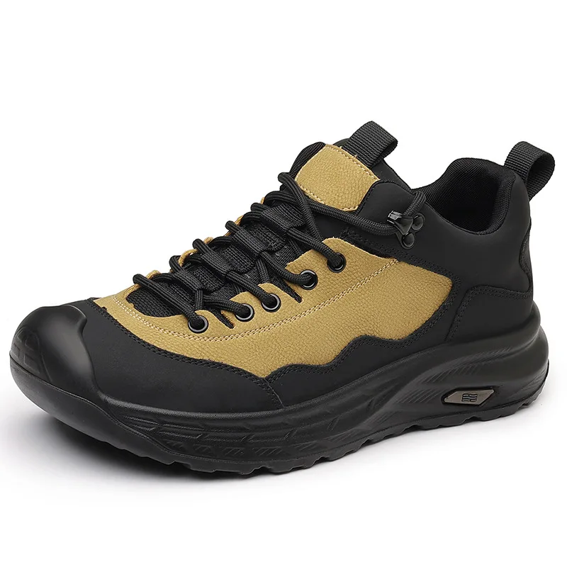 

Новые прочные мужские туфли для путешествий 2026 года, весенне-осенние рабочие уличные походные туфли, модные повседневные дизайнерские туфли на шнуровке для мужчин