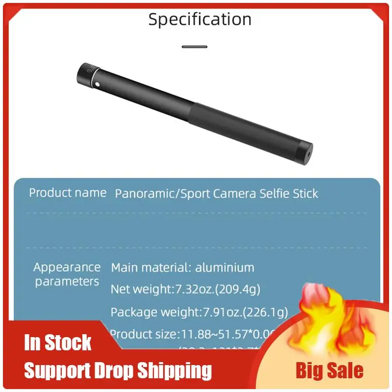 As melhores ofertas tripé dobrável mini tripé portátil monopé selfie vara para osmo ação/gopro insta360 um ação câmera peças acc